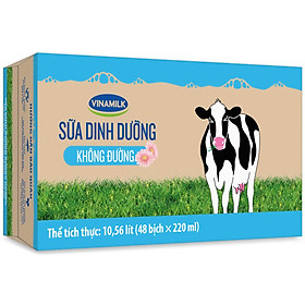 Bịch 220ml sữa tươi không đường Vinamilk