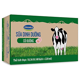 Thùng 48 bịch sữa dinh dưỡng không đường Vinamilk A&D3 220ml