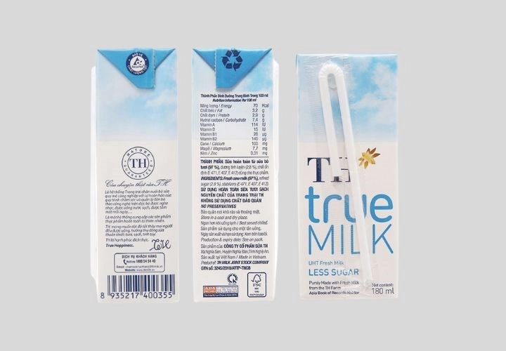 Kiểm tra cẩn thận để tránh mua TH True Milk không chính hãng