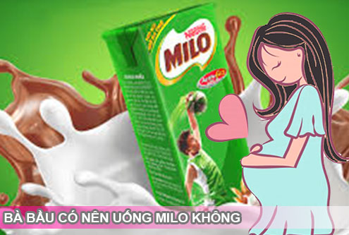 Bà bầu uống sữa milo được không