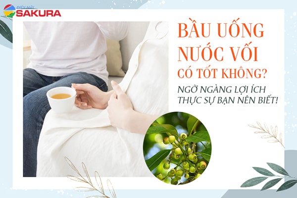 bà bầu uống nước vối có tốt không