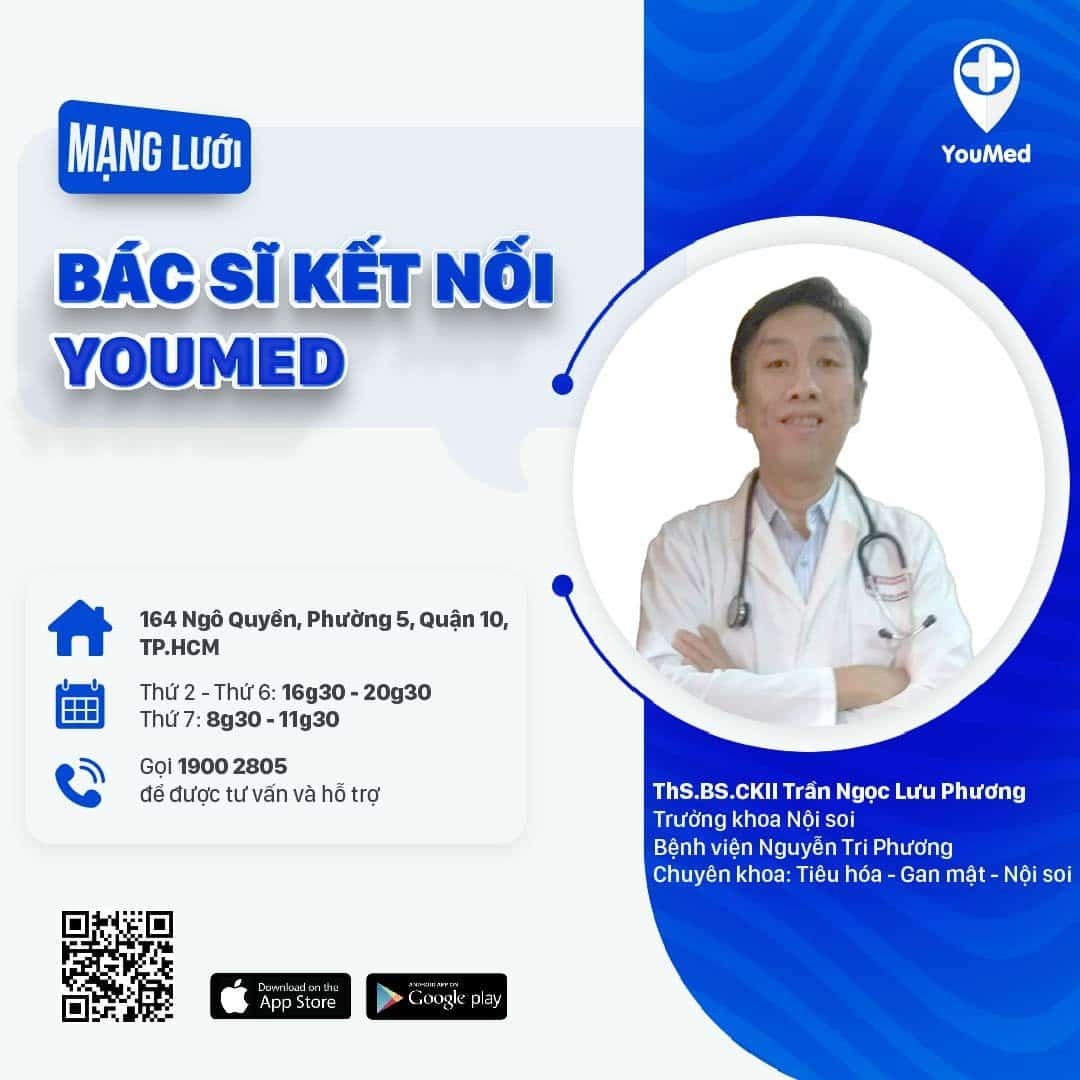 ThS,BS Trần Ngọc Lưu Phương triển khai đặt khám qua YouMed