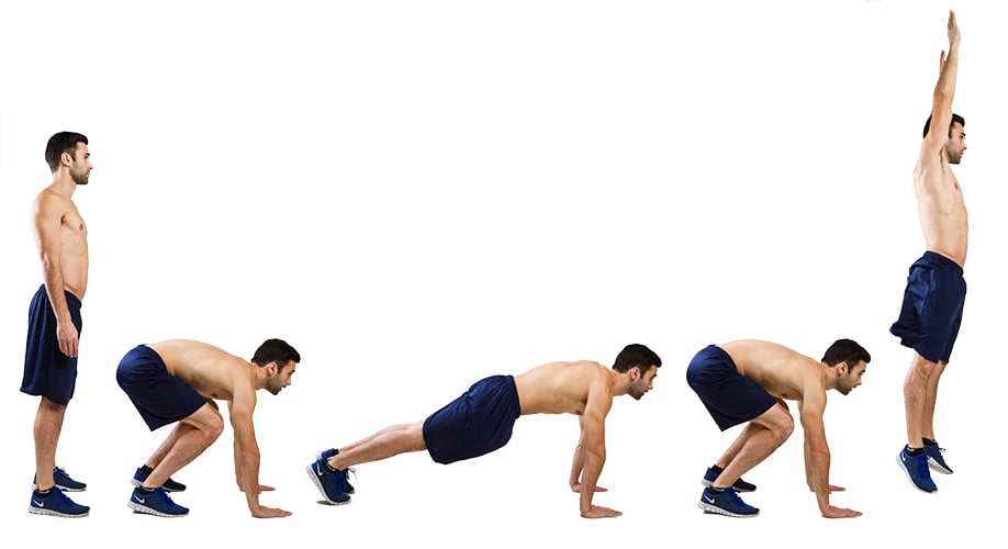 Burpees là bài tập kết hợp giữa hai động tác đốt mỡ tốt nhất hiện nay