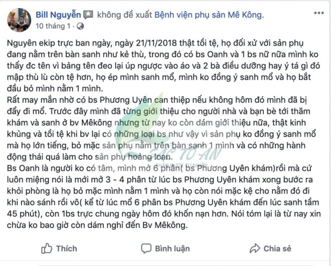 Review Benh Vien Phu San Mekong