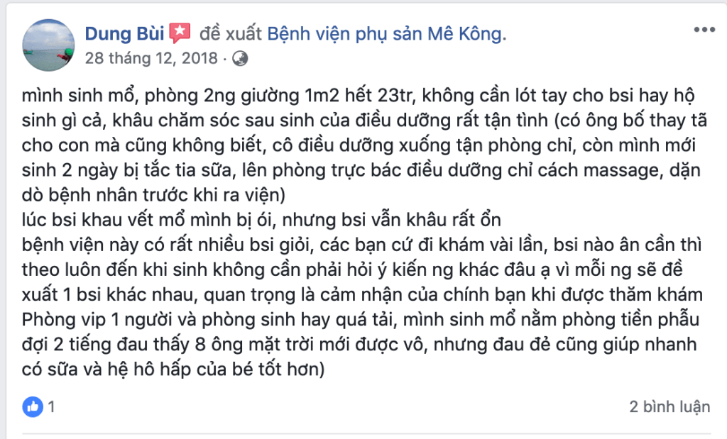 Kinh Nghiem Sinh Tai Benh Vien Mekong