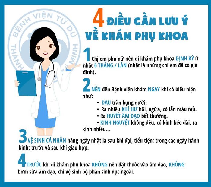 Quy trình khám thai, khám phụ khoa