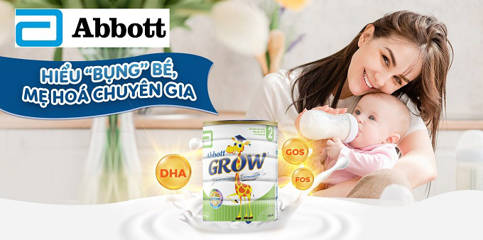 Sữa bột Abbott Grow 2 lon 900g cho trẻ 6-12 tháng tuổi