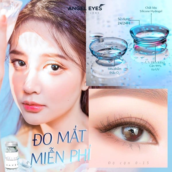 KÍNH ÁP TRÒNG CẬN LOẠN ✓ LENS CẬN LOẠN ✓ KÍNH ÁP TRÒNG LOẠN THỊ ✓ - Kính áp tròng ANGEL EYES cho mắt nhạy cảm | Kính sát tròng nhãn khoa