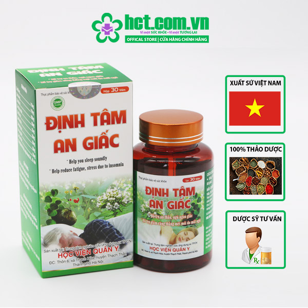 Viên uống định tâm an giấc học viện quân y