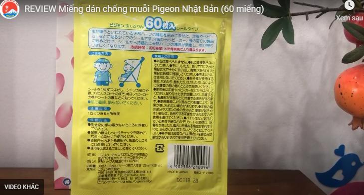 Miếng dán chống muỗi Nhật Pigeon có hàng giả không? Phân biệt như thế nào?