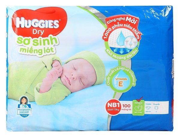 Miếng lót sơ sinh Huggies