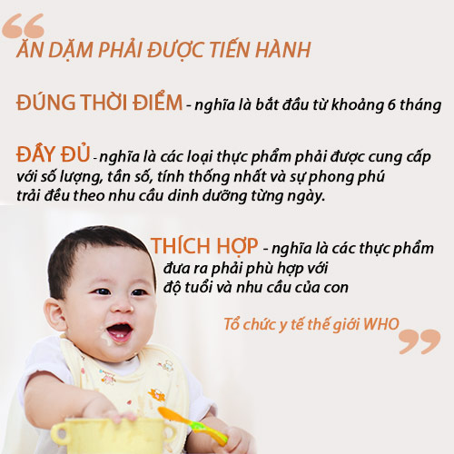 Thực đơn Ăn dặm 6 tháng