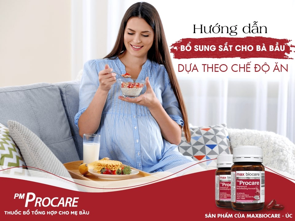 Hướng dẫn bổ sung sắt cho bà bầu dựa theo chế độ ăn 1