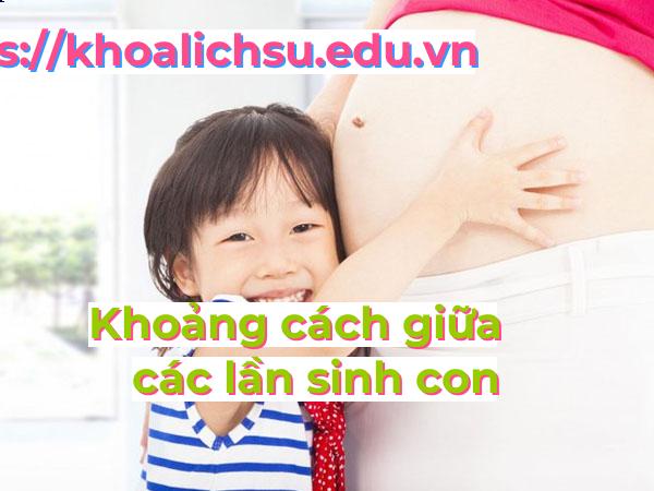 Khoảng cách giữa các lần sinh con