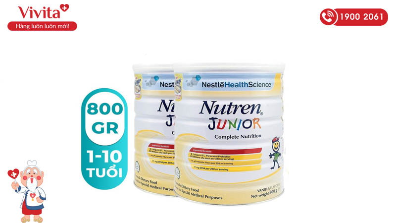 Sữa Nutren Junior cho trẻ 1-10 tuổi