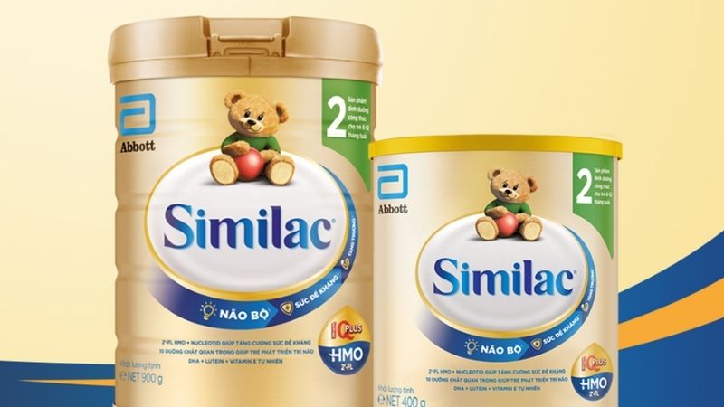 Sữa cho bé dưới 1 tuổi Similac