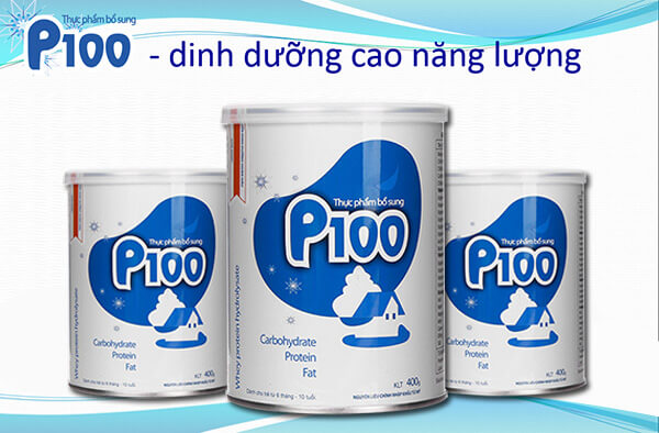 Sữa P100 tăng cân cho trẻ