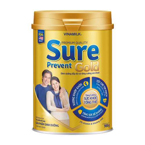 Sữa Vinamilk Sure Prevent Gold lon 900g