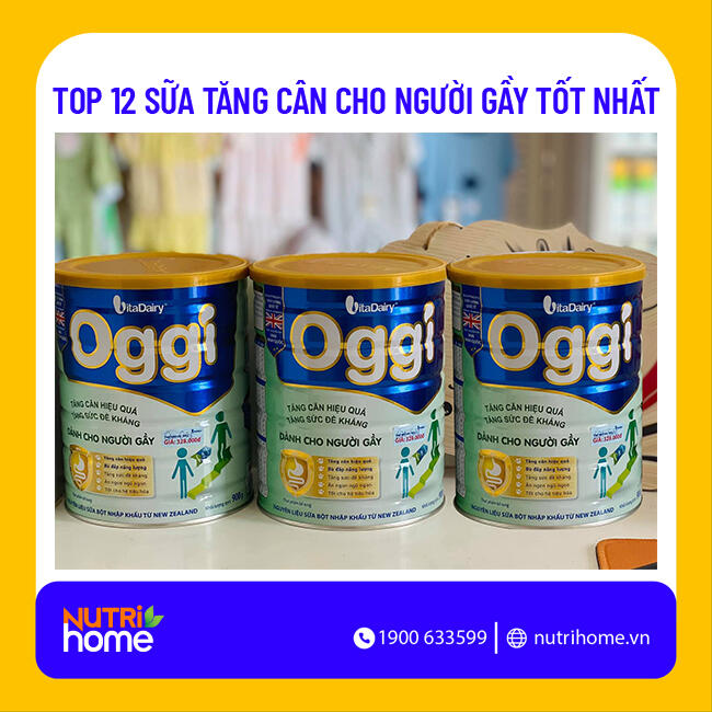 sữa tăng cân cho người gầy Sữa Oggi