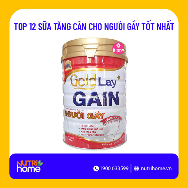 Sữa tăng cân dành cho người gầy Goldlay Gain