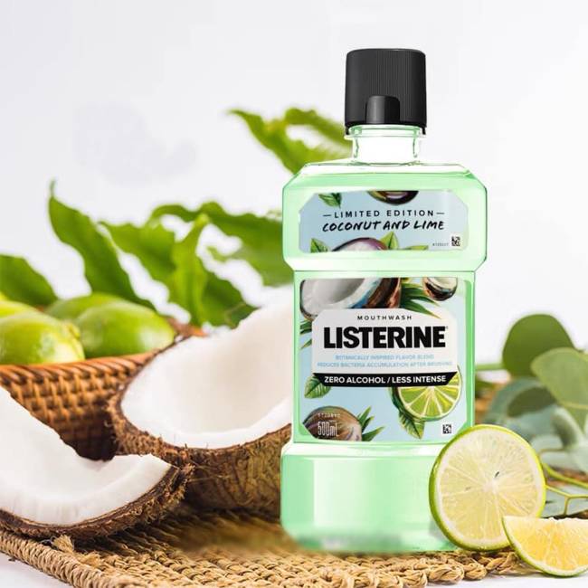 Đánh giá nước súc miệng Listerine Thái Lan Coconut & Lime