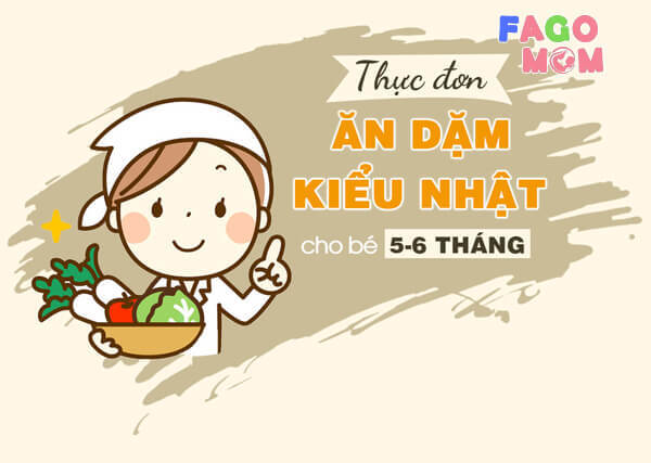 Thực đơn kiểu Nhật cho bé 5 tháng ăn dặm