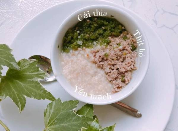 thực đơn ăn dặm cho bé 8 tháng