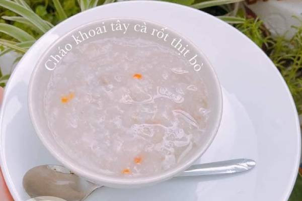 thực đơn ăn dặm cho bé 8 tháng