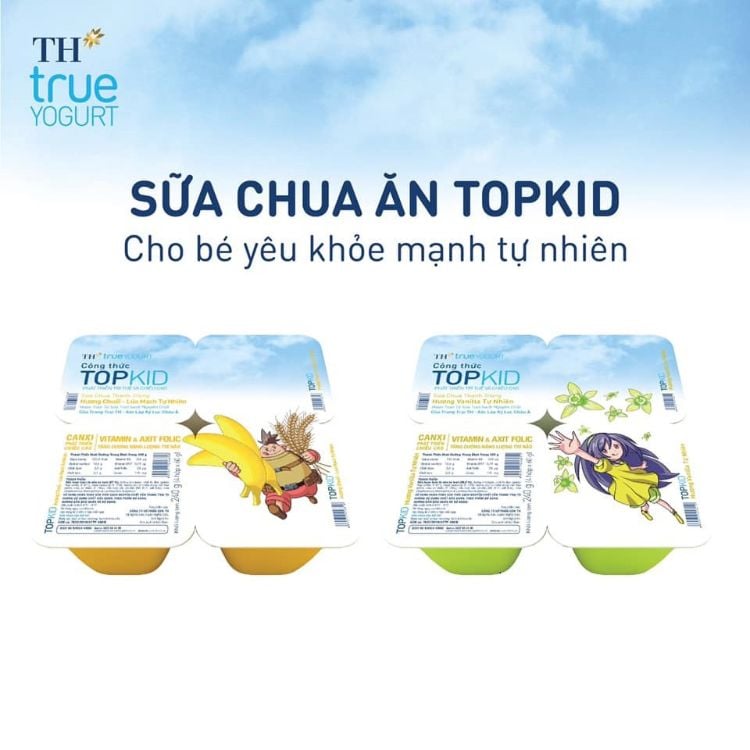 Sữa chua thanh trùng TOPKID