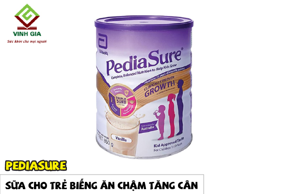 Sữa Pediasure rất tốt cho trẻ biếng ăn chậm tăng cân