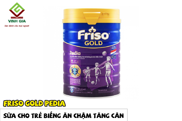 Sữa dành cho trẻ biếng ăn chậm tăng cân Friso Gold Pedia