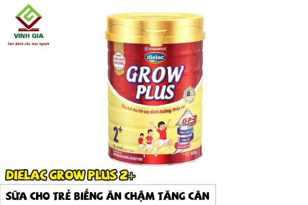 Sữa Dielac Grow Plus 2+ giúp trẻ hết biếng ăn nhanh tăng cân