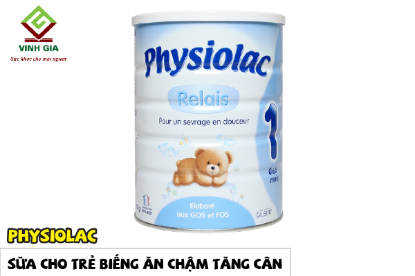 Sữa Physiolac cho bé biếng ăn chậm tăng cân