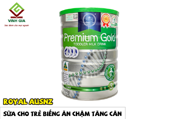 Sữa Hoàng Gia Úc Royal Ausnz cho trẻ biếng ăn chậm tăng cân