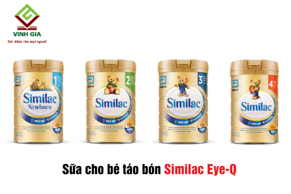 Bé bị táo bón nên uống sữa Similac Eye-Q