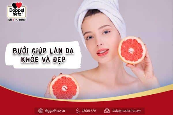 Bưởi giúp làn da khỏe và đẹp