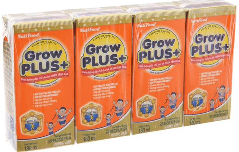 Sữa tươi Grow Plus + cam