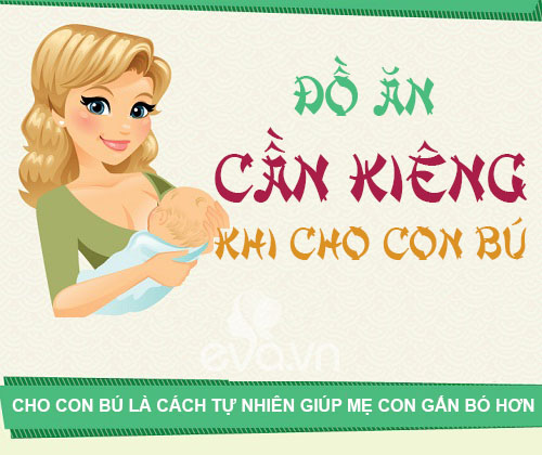 Mẹ cho con bú không nên ăn gì? 1