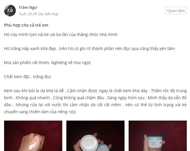 Kem dưỡng ẩm cho bé sơ sinh Penaten