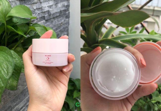 Review kem dưỡng ẩm trắng da Senka White Beauty Nhật Bản