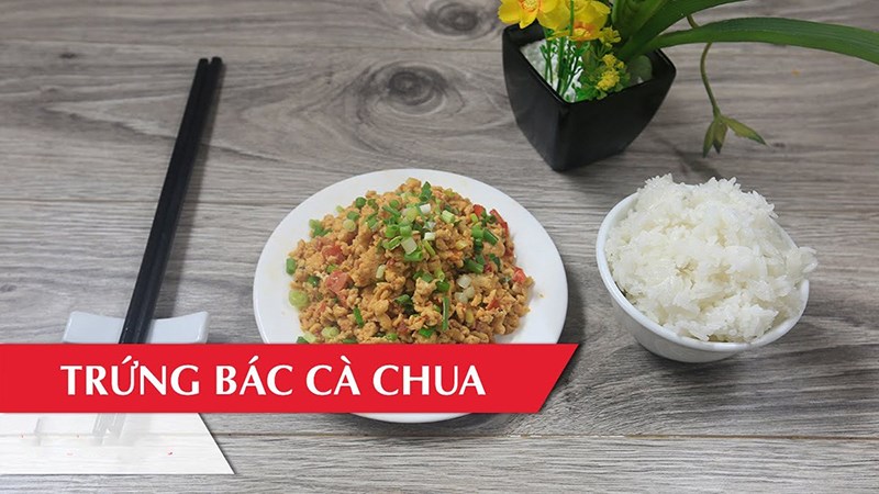 Trứng bác (khuấy) cà chua