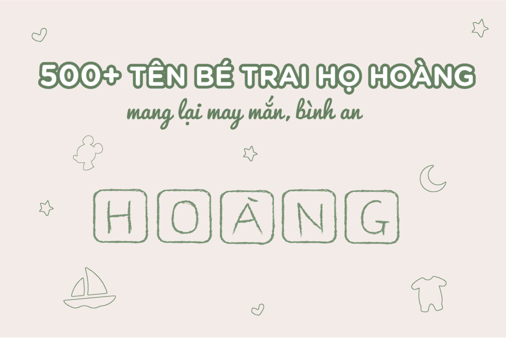 Tên bé trai họ Hoàng