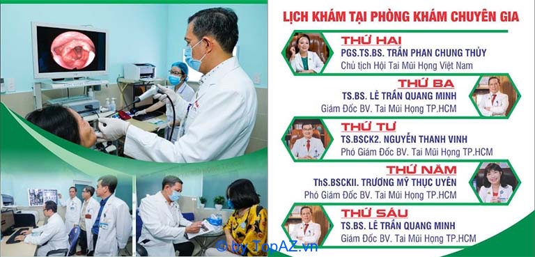 phòng khám tai mũi họng ở tphcm