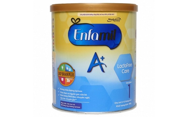 Sữa Enfamil A+ Lactofree Care cho trẻ bất dung nạp lactose