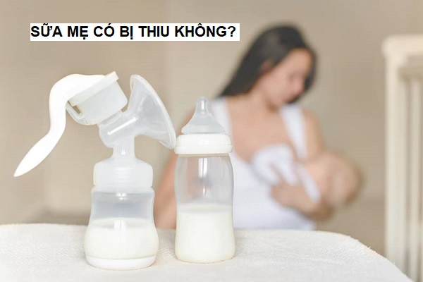 sữa mẹ có bị thiu không