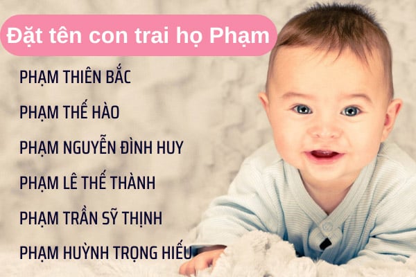 Đặt tên con trai theo phong thủy